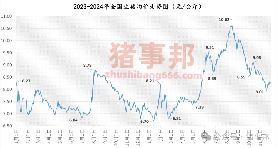 11月29日猪价汇总（市场心态不一，情绪转弱！）